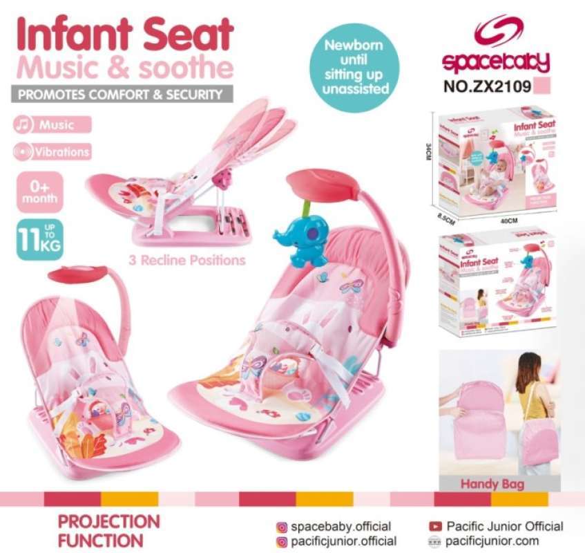Promo Baby Bouncer Spacebaby Zx 2109 Tempat Duduk Bayi Zx2109 Space Baby  Diskon 23% Di Seller Darkness - Kebon Kacang, Kota Jakarta Pusat | Blibli