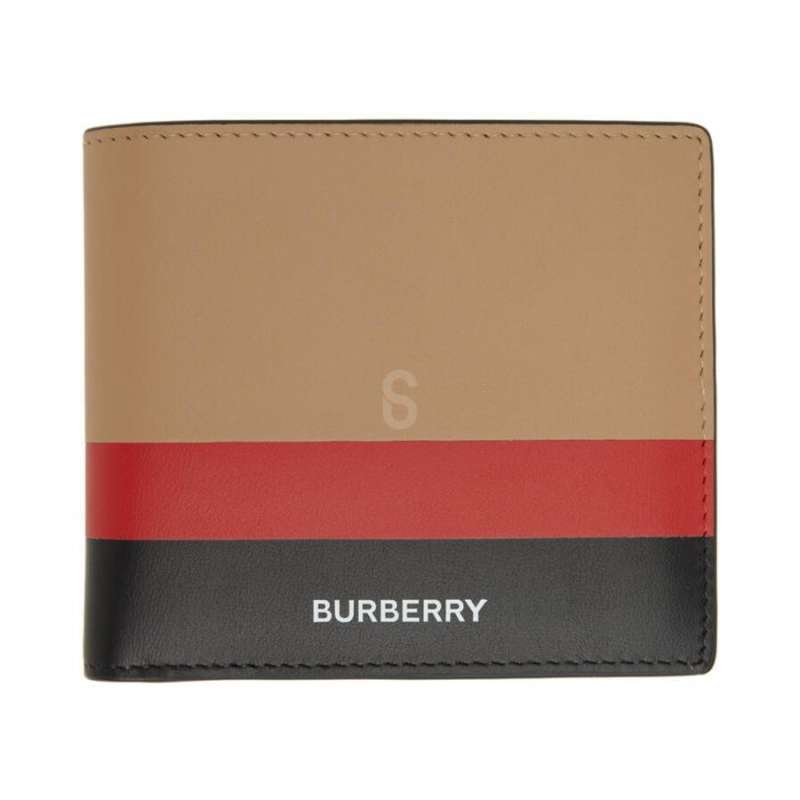Jual BURBERRY Wallet Leather Bifold Beige ORIGINAL di Seller