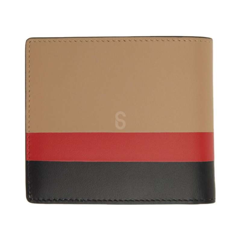 Jual BURBERRY Wallet Leather Bifold Beige ORIGINAL di Seller