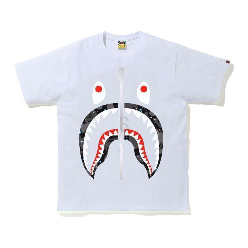 Jual Kaos BAPE Tee Shark Grey Camo White di Seller six6street