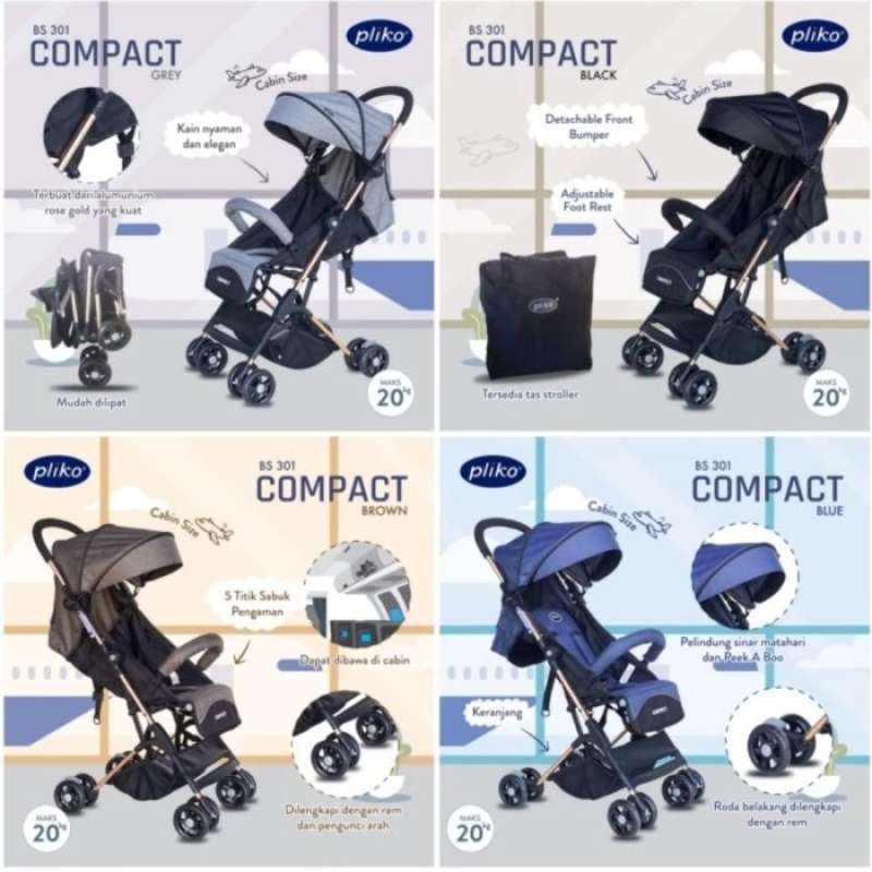 Stroller pliko 301 compact store