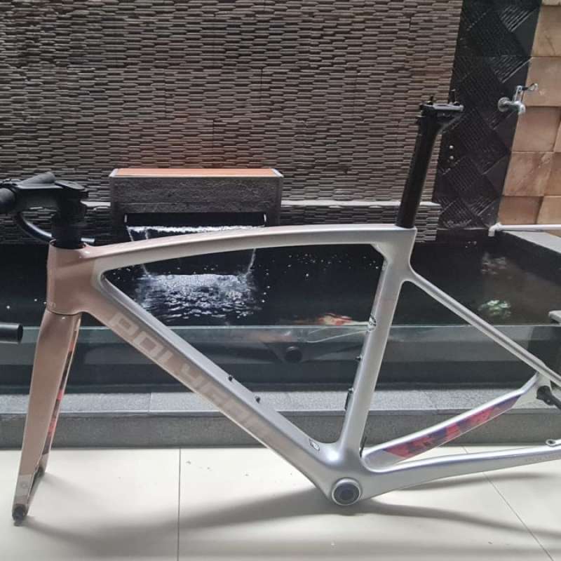 Jual Frame polygon stratos S8 disc size S frame road bike carbon