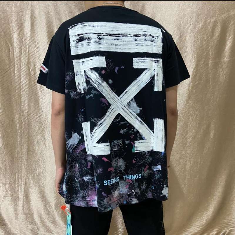 Off white galaxy tee sizing deals