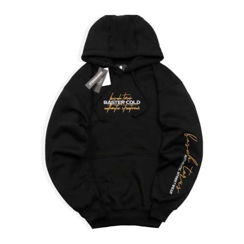Jual Jaket Hoodie Bastercold Original Authentic Hitam Full Tag