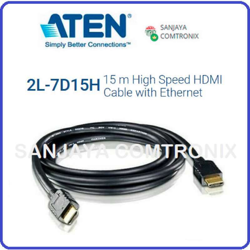 15 m High Speed HDMI Cable with Ethernet - 2L-7D15H, ATEN HDMI Cables