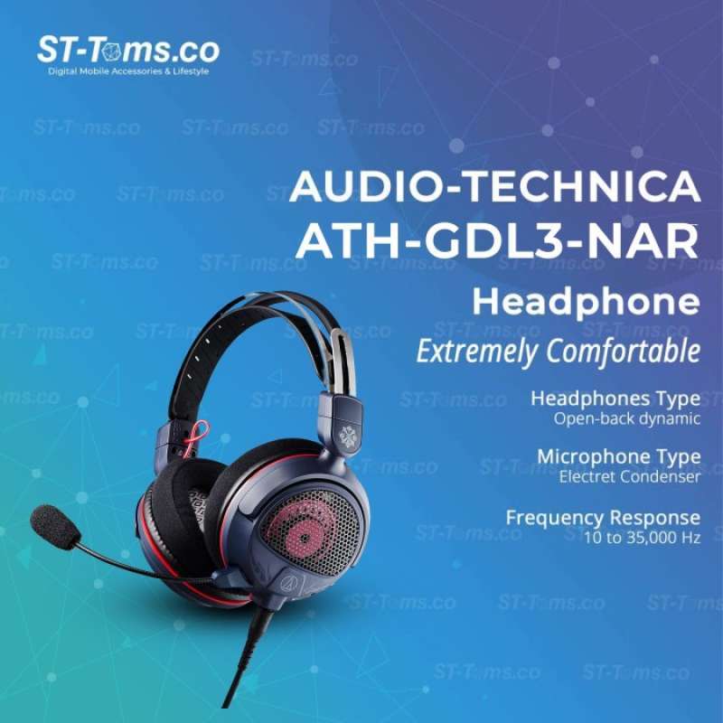 Gdl3 Open Back Gaming Headset Jual Audio Technica Ath-gdl3 Ath