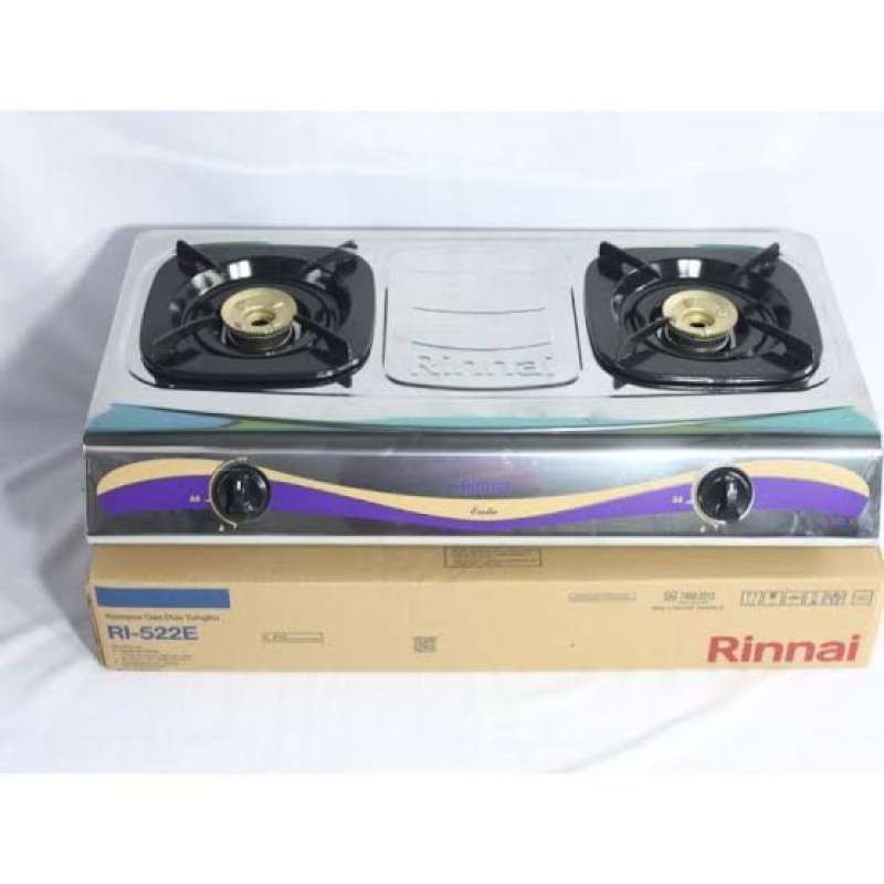 Jual Kompor Gas Rinnai 2 Tungku stainless/Kompor Ri 522E di Seller  Nona-ceria - Duku, Kota Palembang | Blibli