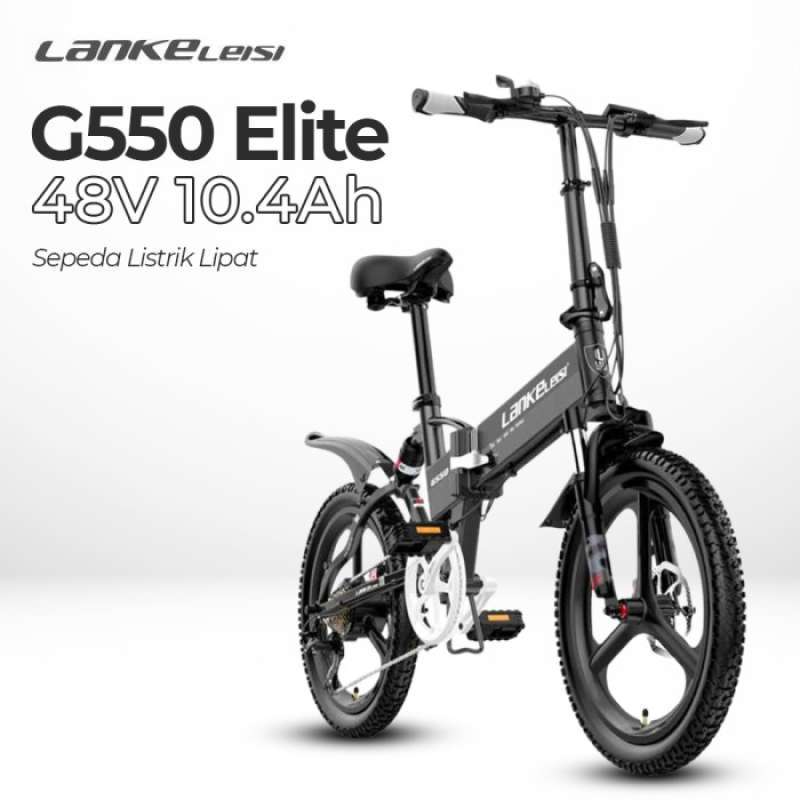 sepeda elektrik sepeda listrik smart moped 48v 10.4ah g550 lankeleisi