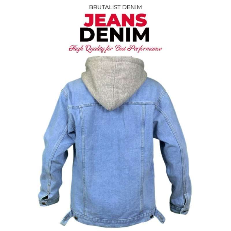 Jaket hot sale hoodie jeans