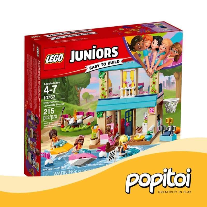 Promo LEGO Juniors 10763 Stephanie s Lakeside House Diskon 23 di