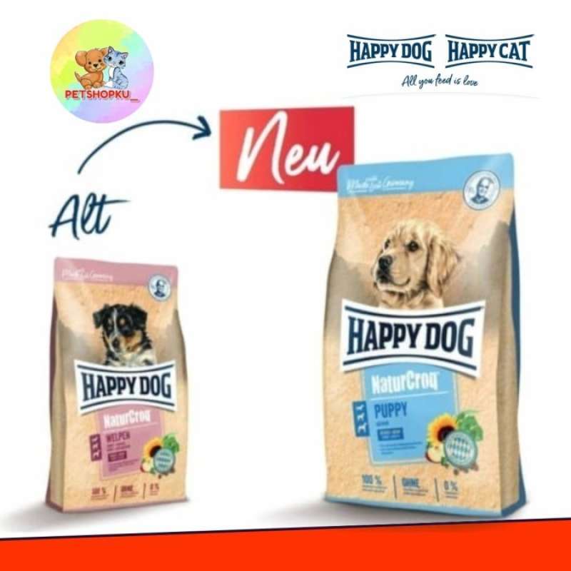 Happy dog naturcroq 2025 welpen puppies