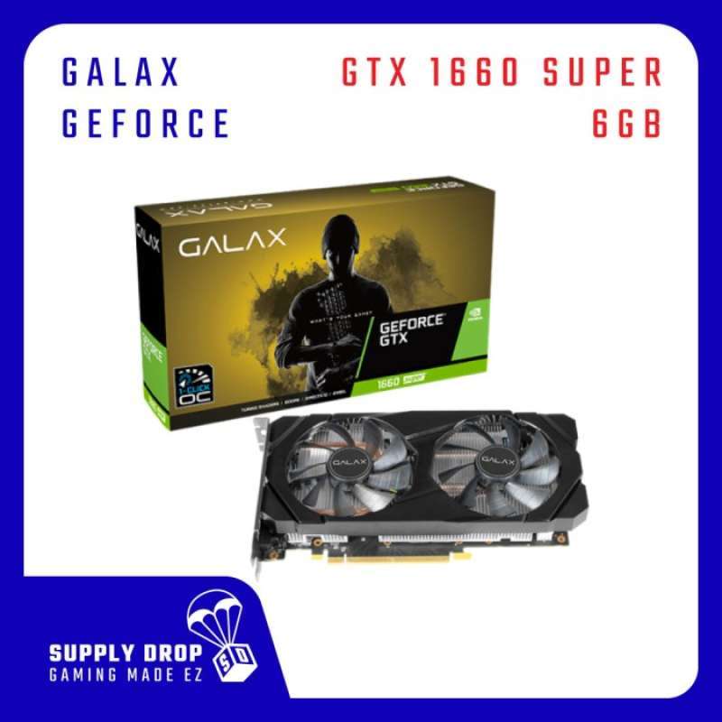 Promo Vga Galax Geforce Gtx 1660 Super 6Gb Ddr6 1 Click Oc