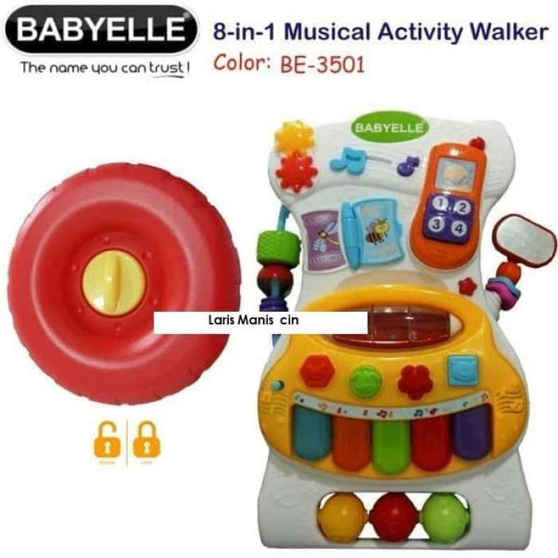 Baby elle 8 in 1 musical activity walker discount