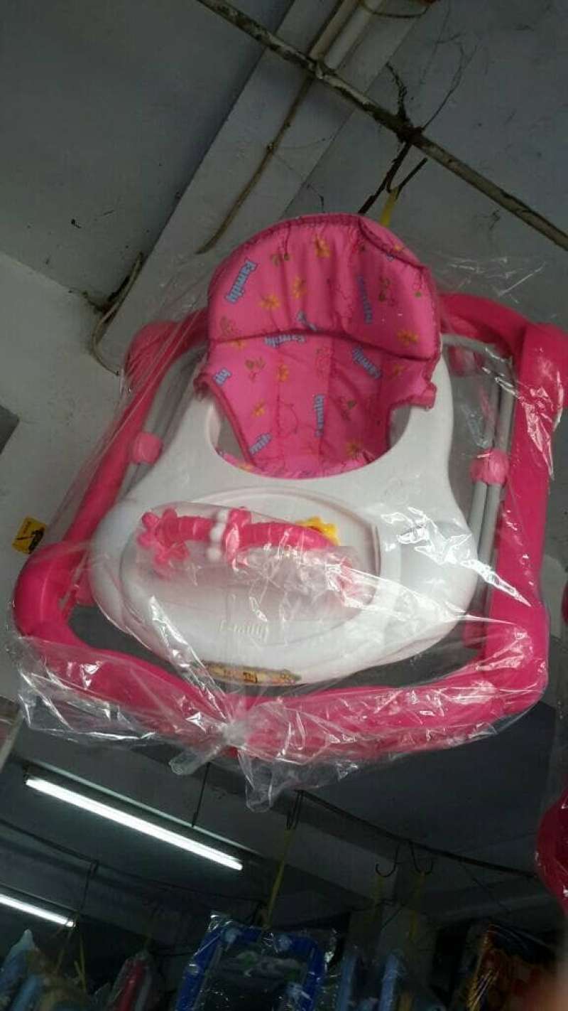 Baby walker discount family pink