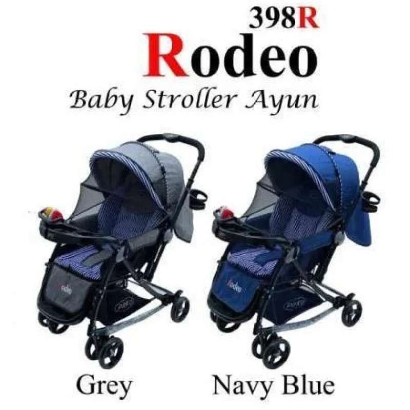Promo Pliko PK398 Rodeo USA Stars n Stripes Baby Stroller n Rocker