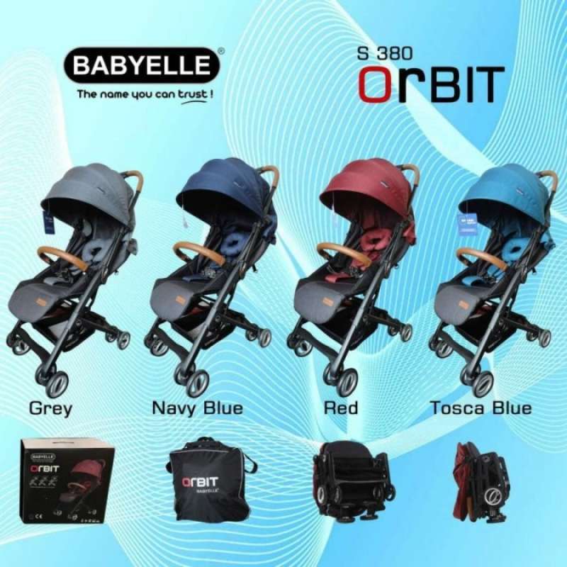Stroller Baby Elle Orbit S 380 Kereta Dorong Bayi BabyElle Orbit Red