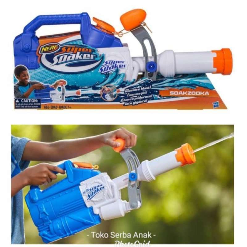 Promo Nerf Super Soaker SOAKZOOKA Pistol Air Water Gun