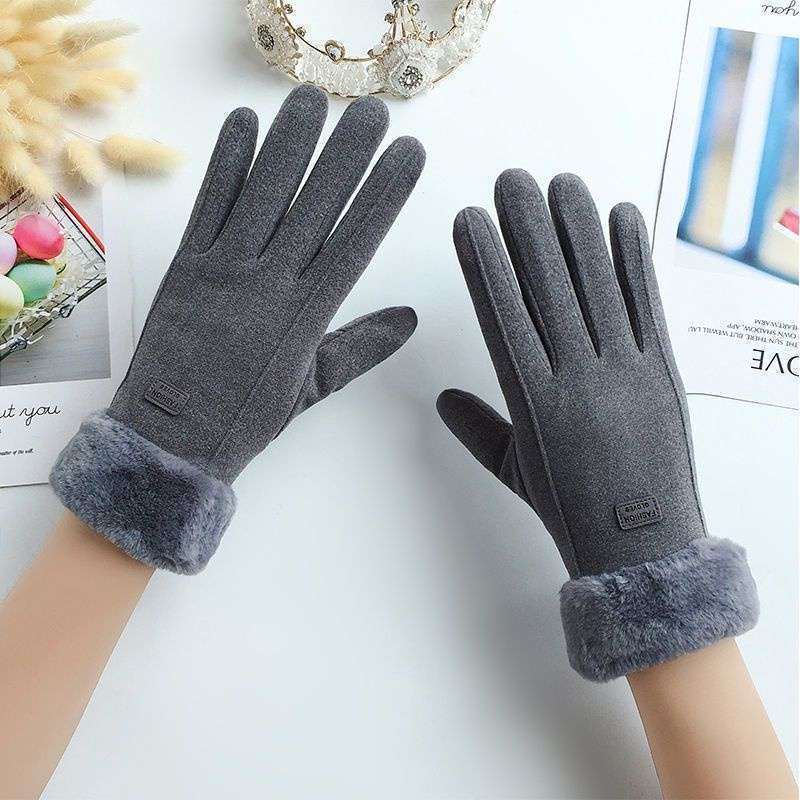 Promo 0winter Gloves Woman Velvet Sarung Tangan Musim Dingin