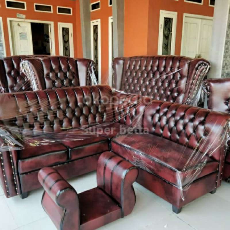 Sofa l hot sale besar