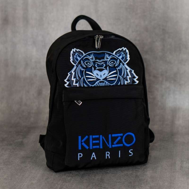 Jual Tas KENZO TIGER BLUE BLACK BACKPACK 100 ORIGINAL di Seller