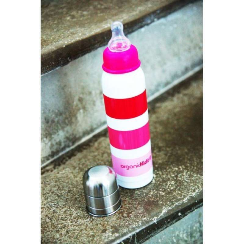Promo organickidz stainless thermal baby bottle 9 oz Diskon 27 di