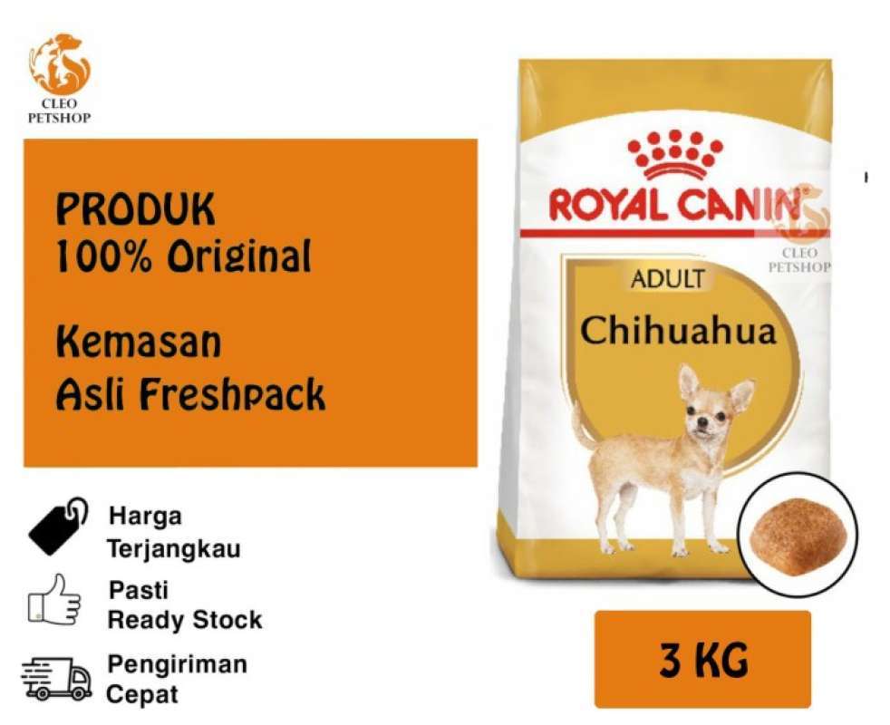 Promo Royal Canin Chihuahua Adult 3kg Promo Price Diskon 23 di