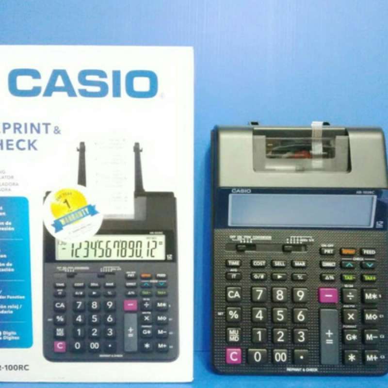 Casio hr100rc printing calculator cheap