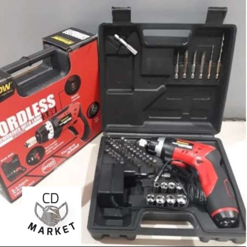 Cordless screwdriver krisbow deals