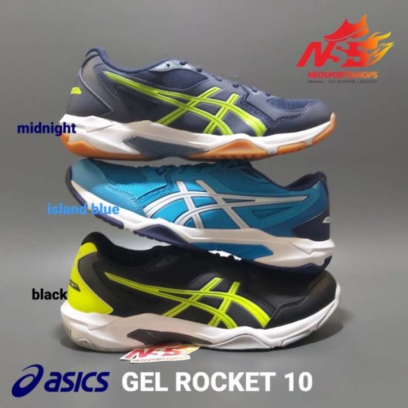 Sepatu voli sale asics gel rocket