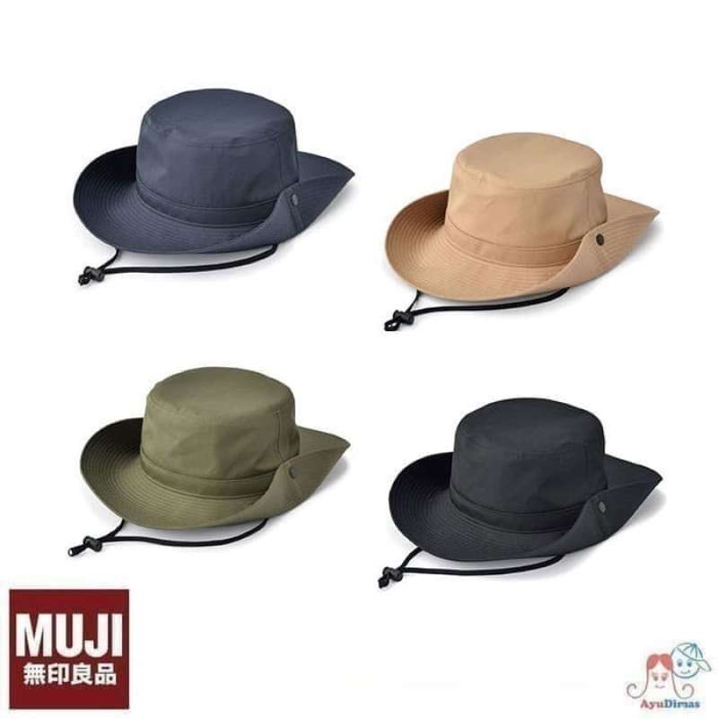 Jual MUJI Safari Hat With Proof Tape topi di Seller Supermart