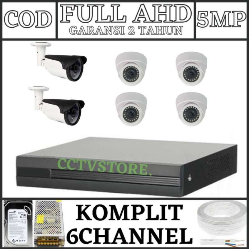 Paket cctv cheap 6 kamera