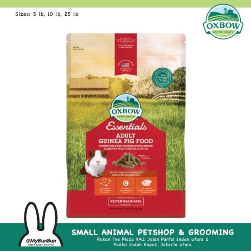Oxbow essentials guinea pig food 10lb shop