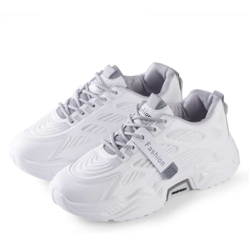 MIVASO Style Elle Sepatu Wanita Sneakers Olahraga Grey 37