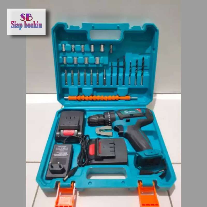 Promo MESIN BOR MAILTANK CORDLESS DRILL 32V MESIN BOR MAILTANK