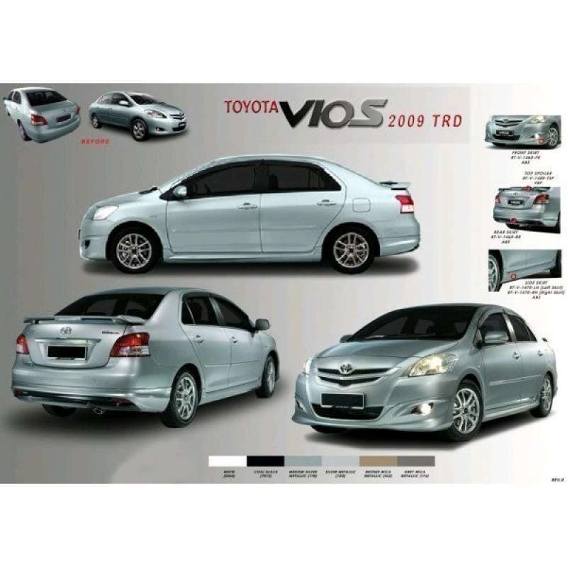Toyota vios gen 2 body kit top
