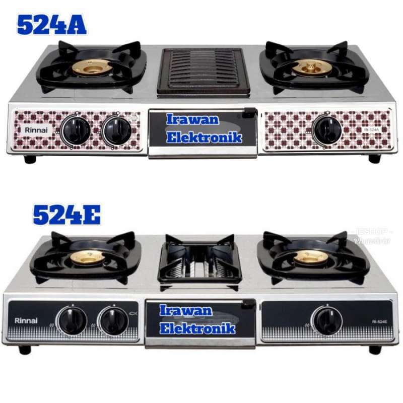 Promo Rinnai Kompor Gas RI-524E Panggangan Grill Pan RI524E RI 524E RI 524A  Diskon 23% di Seller TOKO AULYA 1 - Cipinang Besar Selatan, Kota Jakarta  Timur | Blibli