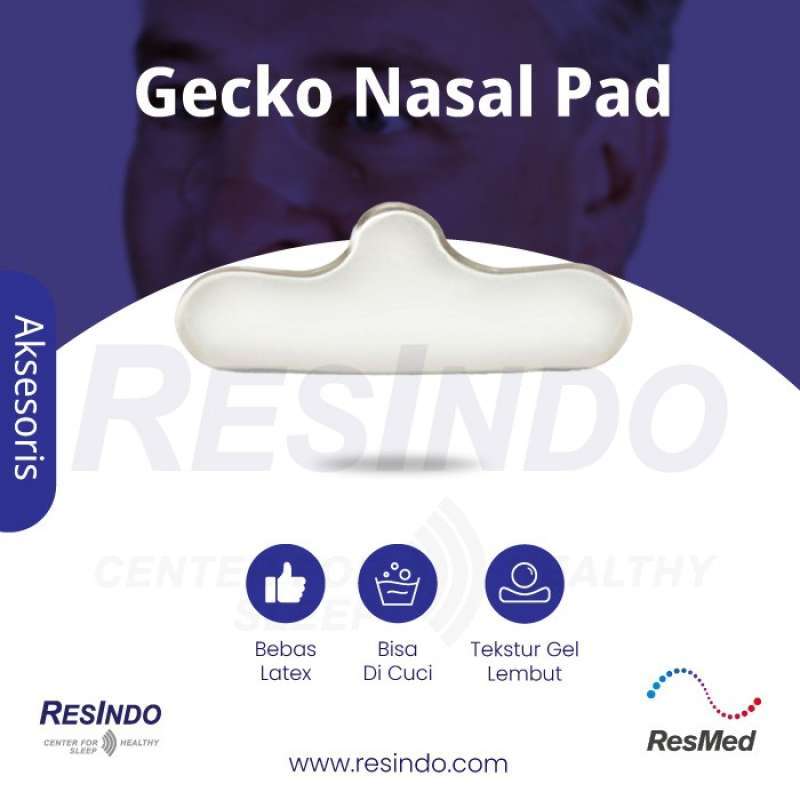 Promo Gecko Nasal Pad ResMed Bantalan Gel untuk Masker CPAP Diskon