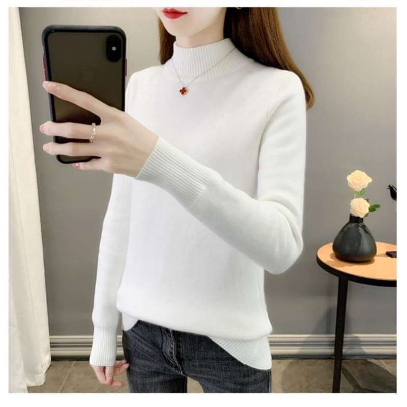 Sweater rajut turtleneck outlet