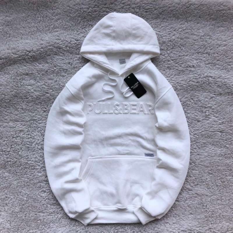 Hoodie pull 2025 and bear putih