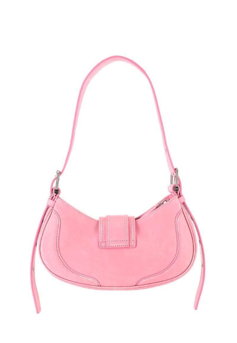 【関税込み】Hobo Brocle Shoulder Bag - Osoi - Leather - Pink 関税込み】Hobo Brocle Shoulder Bag - Osoi - Leather - Pink