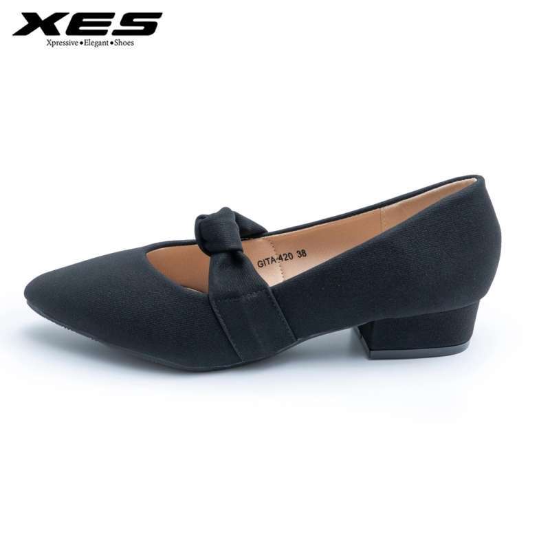 MIVASO GITA-420 Sepatu Kerja Wanita 3cm BLACK 35