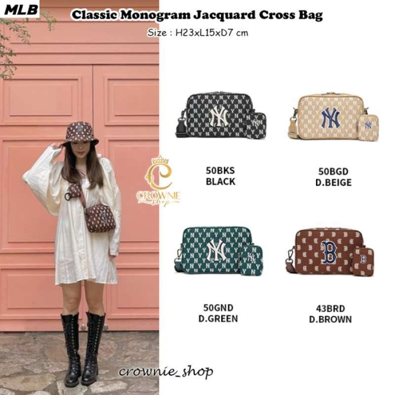 mlb jacquard monogram