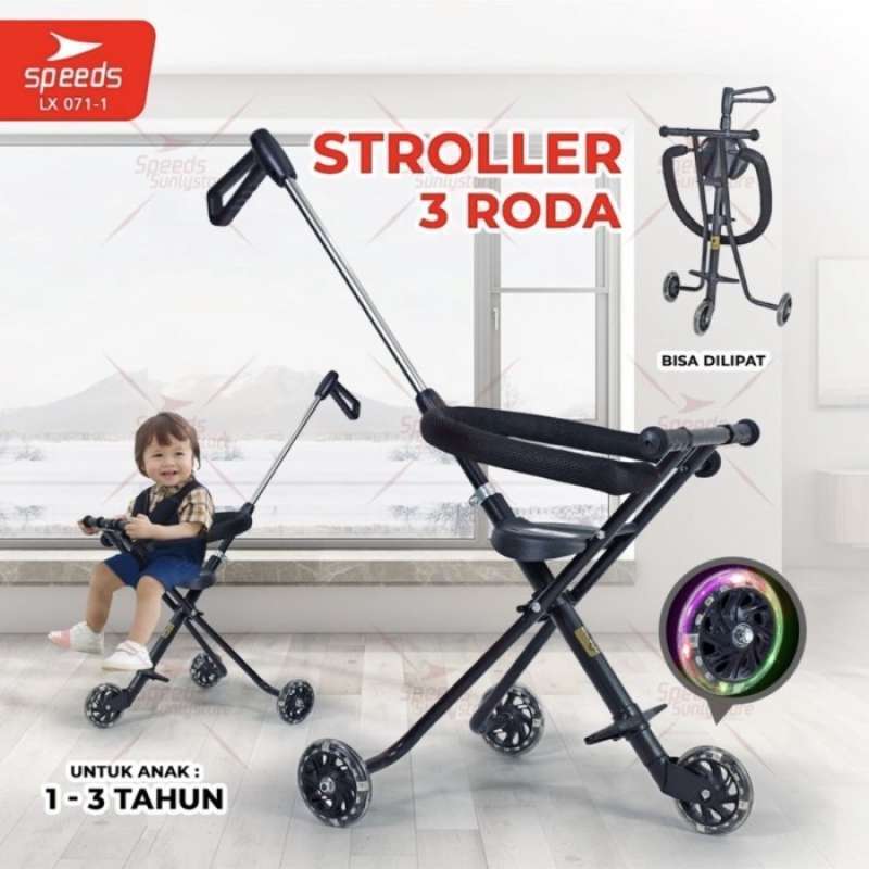 Promo Stroller Sepeda Trike Anak Bayi Kereta Dorong Baby Roda 3