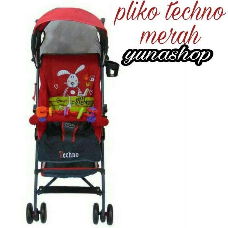 stroller MURAH pliko techno 107 merah