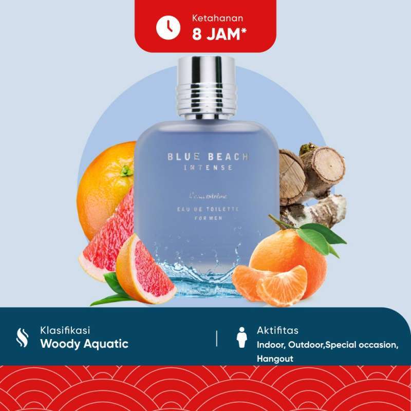 Jual Omerta Parfum Pria Original Blue Beach Intense For Men Man