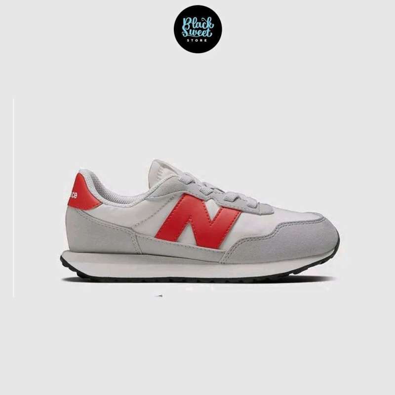 Promo NEW BALANCE KIDS 237 GREY RED SEPATU SNEAKERS PH237BO