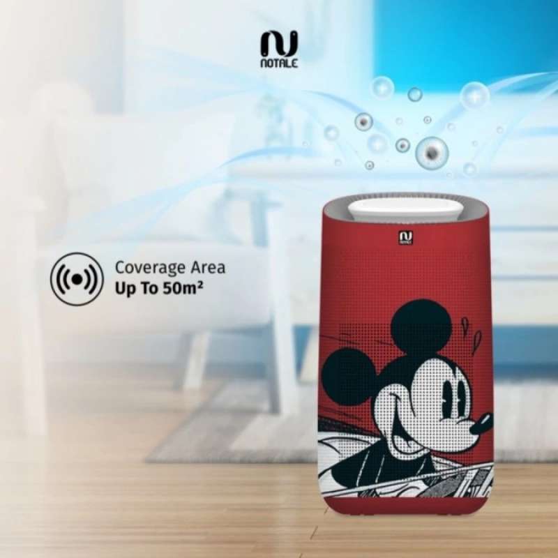 Notale air purifier with top hepa uv sterilizer