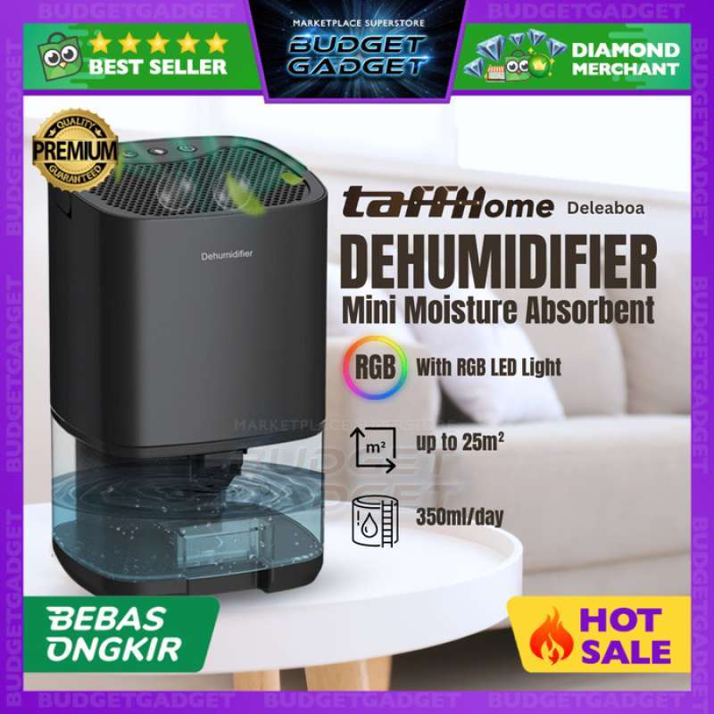 Deleaboa Dehumidifier 2 in 1 Moisture Absorber Anion Purification 1 L