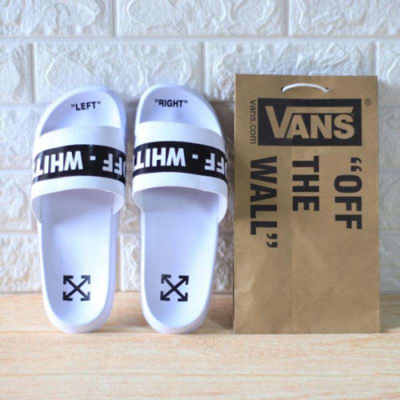 Sandal slop deals off white