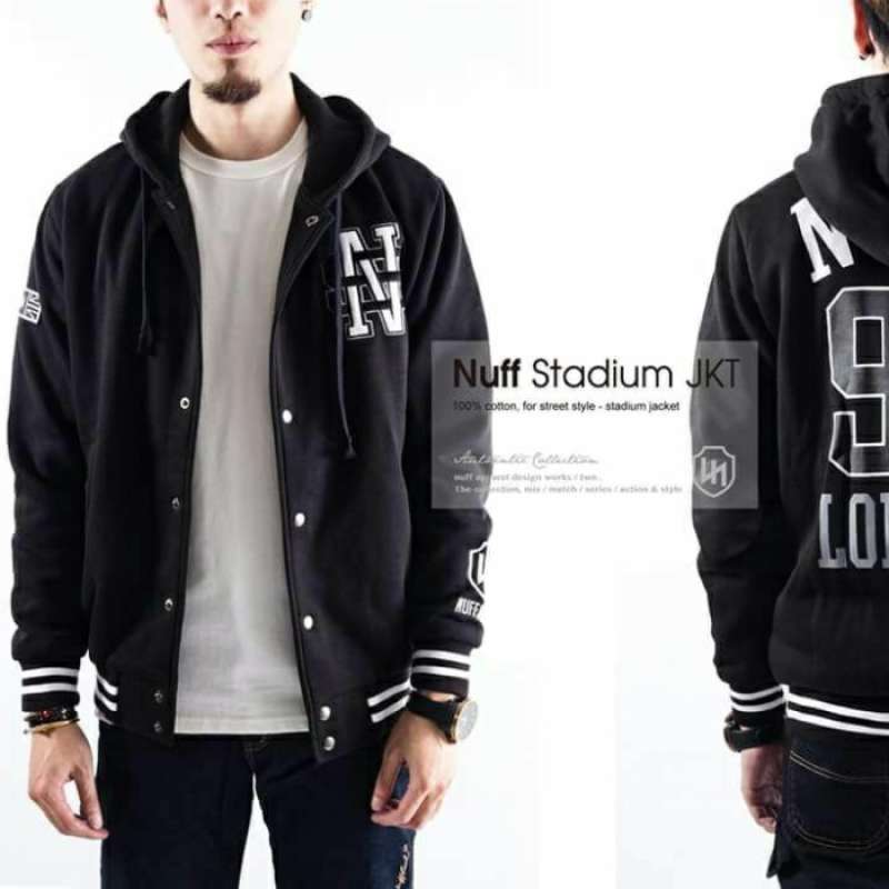 Jual jaket baseball hoodie pria casual keren TERBARU di Seller